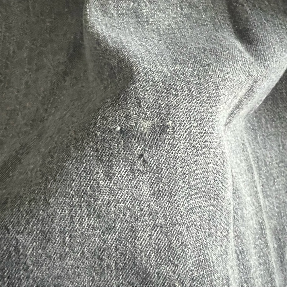 GAP Charcoal Chambray Ruffle and Pleated Button-Up Blouse Small Women’s - Picture 4 of 5